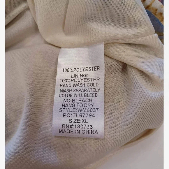 Umgee Off The Shoulder  Floral Dress Size XL - Picture 9 of 9